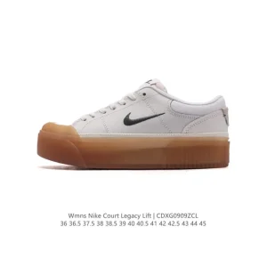 Nike Court Legacy Lift Men's and Women's Retro Lifestyle Shoes with Zoom Air Unit