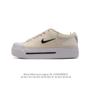 Nike Court Legacy Lift Men's and Women's Sneakers with Thick Sole
