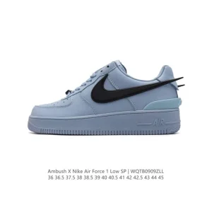 Nike Air Force 1 Low Ambush Collaboration Leather Sneakers