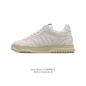 Gucci Rhyton Platform Leather Sneaker White Men's 2024 New