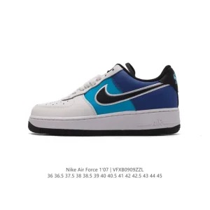 Nike Air Force 1 '07 Low FV3980 White Leather Casual Sneakers