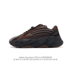 Adidas Yeezy 700 V2 3M Reflective Runner Shoes Grey