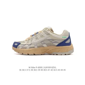 Nike P-6000 Premium Leather Mesh Running Shoes for Men and Women