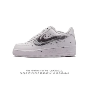 Nike Air Force 1 Low 07 White Leather Sneakers for Men and Women