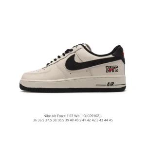 Nike Air Force 1 Low 07 White Leather Casual Sneakers for Men and Women