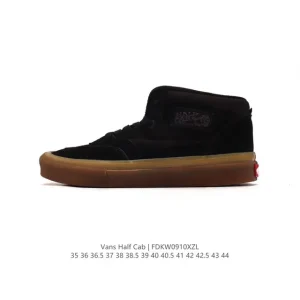 Vans Half Cab Autumn Winter Mid Top Suede Skate Shoes