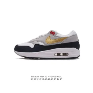 Nike Air Max 1 HM9604-400 Leather Suede Mesh Running Shoes