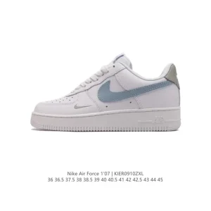 Nike Air Force 1 Low '07 White Leather Casual Sneakers