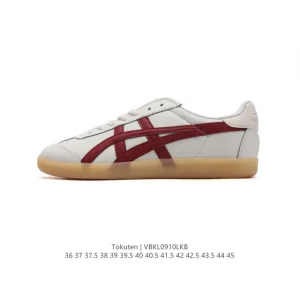 ASICS Tokuten Unisex Retro Running Sneaker Leather Low-Top Shoe