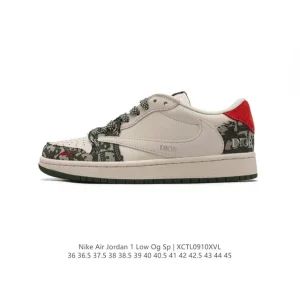 Jordan Air 1 Low OG SP Military Blue Reverse Swoosh Sneaker