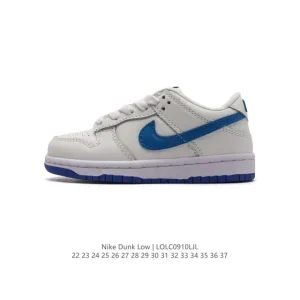 Nike SB Dunk Low Pro Kids Shoes Vintage Leather Skateboarding Sneakers