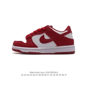 Nike SB Dunk Low Pro Kids Shoes Vintage Leather Skateboarding Sneakers