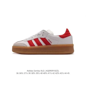 Adidas Samba Xlg Thick Sole Vintage Style Casual Leather Sneakers