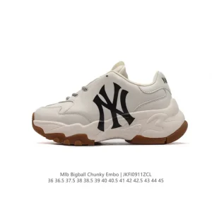 MLB Bigball Chunky Embo Retro Vintage Embossed Thick Sole Sneakers