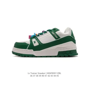 Louis Vuitton Trainer Sneaker Low Fashion Thick Sole Comfortable Shoes