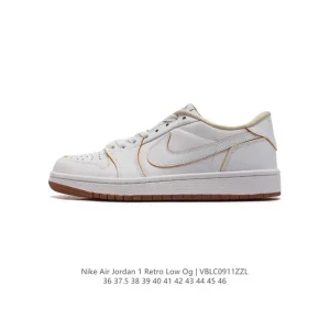 Jordan Air Jordan 1 Low Retro Vintage Style Basketball Shoes
