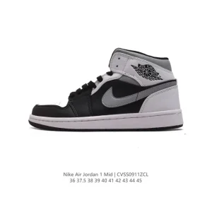 Nike Air Jordan 1 Mid Men's Basketball Shoes with Air Cushion