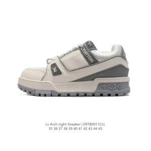 Louis Vuitton Trainer Sneaker Low Fashion Thick Sole Comfortable Shoes