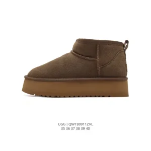 UGG Classic Short Waterproof Winter Boots with Treadlite Sole and Wool Lining