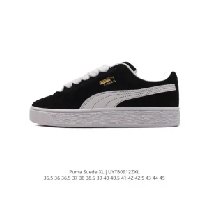 PUMA Suede XL Low-Top Retro Casual Sneakers with Thick Sole