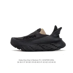 HOKA Restore Slip-On Sandal - Comfortable Cushioned Water Shoe for Men & Women