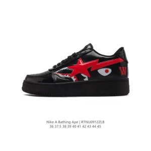 Bape x Nike Air Force 1 Low Camo Sneakers for Men and Women