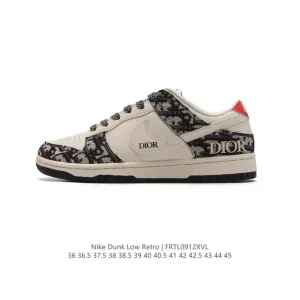 Nike Dunk Low Retro Vintage Sneaker with Canvas Upper
