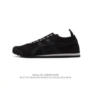 ASICS Onitsuka Tiger Mexico 66 Classic Retro Canvas Sneakers for Men and Women