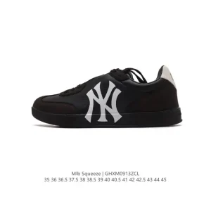 MLB Chunky Runner Liner Low-Top Leather Sneakers for Men and Women