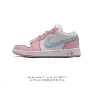 Jordan Air Jordan 1 Low Retro Vintage Leather Basketball Shoes