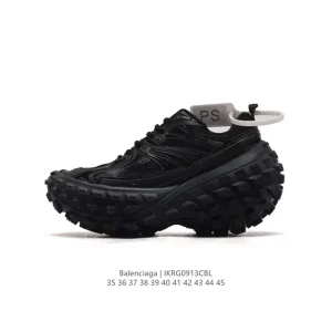 Balenciaga Defender Rubber Platform Sneakers Tank Tread Sole