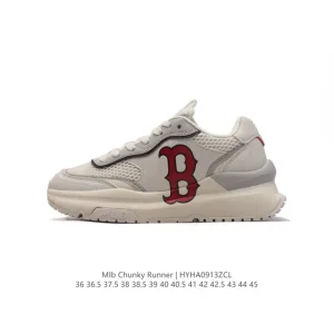 MLB Chunky Runner Liner Low-Top Chunky Sole Sneakers for Men and Women