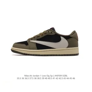 Jordan Air 1 Low OG SP Military Blue Reverse Swoosh Sneakers