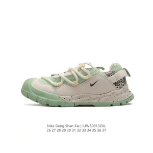 Nike Deng Shan Kids Shoes Summer Colorway with Twisted Buckles and Anti-Slip Sole