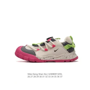 Nike Deng Shan Kids Summer Pastel Colorway Sneakers with Twist Buckles