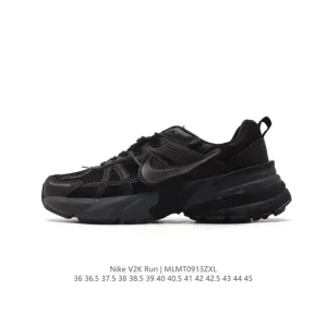 Nike V2K Run Retro Running Shoes White Metallic Silver