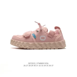 Oetzice Ice Man Inspired Kids Fashion Sneakers with Velcro and Thick Laces