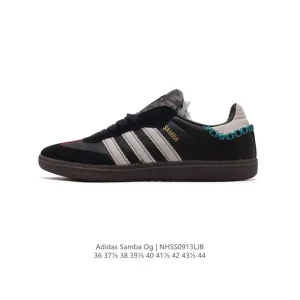 Adidas Samba OG Leather Shoes White Classic Sneakers