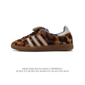 Adidas Wales Bonner Samba Classic Black Pony Hair Leather Sneakers
