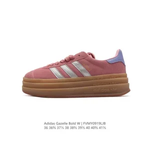 Adidas Gazelle Bold Retro Chunky Sole Women's Sneakers Vintage Style