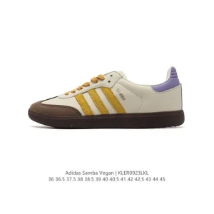 Adidas Samba Vegan Leather Shoes Classic Retro Sneakers