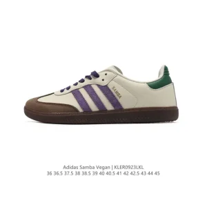 Adidas Samba Vegan Leather Shoes Retro Style for Men and Women