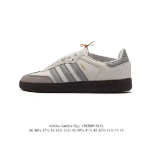 Adidas Samba OG Leather Shoes Classic White Sneakers