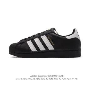 Adidas Superstar 82 Classic Shell Toe Leather Sneakers