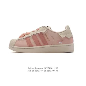 Adidas Superstar 82 Classic Shell Toe Leather Sneakers for Women