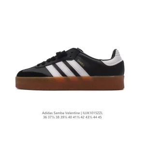 Adidas Samba Valentine Unisex Retro Leather Sneakers for Men and Women