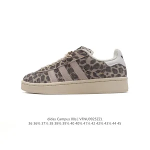 Adidas Campus 00S Leopard Print Retro Chunky Sneakers