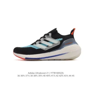 Adidas Ultraboost 21 Running Shoes for Men and Women with Primeblue Upper and Boost Midsole