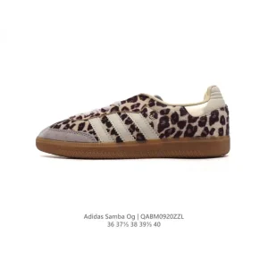 Adidas Samba Og Shoes Classic Sneakers Leopard Print