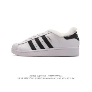 Adidas Superstar '82 Leather Shell Toe Winter Sneaker